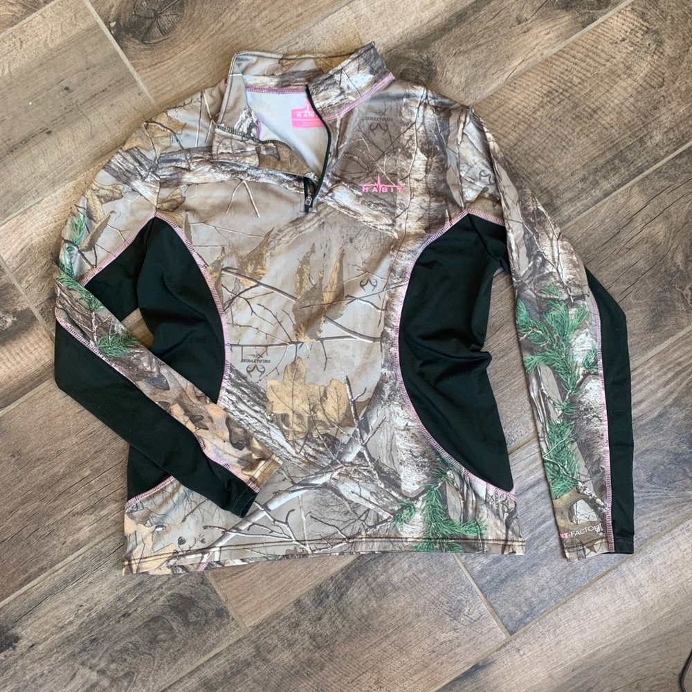 Habit Outdoors Camo Womens Pullover
